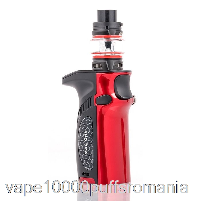 Vape Romania Smok Mag Grip 100w & Tfv8 Baby V2 Kit De Pornire Negru/rosu